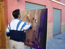 Concurso de Pintura al aire Libre en Mula 2009